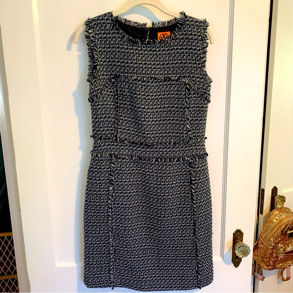 Tory Burch tweed sheath dress